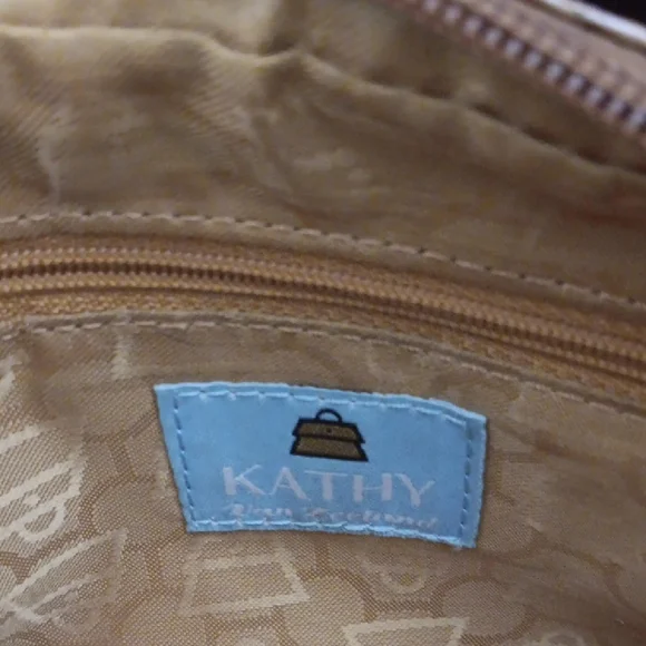 Kathy Van Zeeland Croc-Embossed Brown Crossbody Bag - Picture 10 of 15